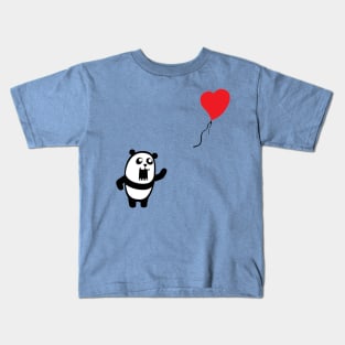 Panda Balloon - Banksy Tribute Kids T-Shirt